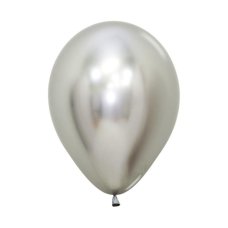 PickABunch 12cm Balloon Reflex Silver P20