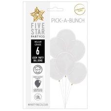 PickABunch 45cm Balloons Crystal Clear P6