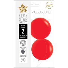 PickABunch 60cm Balloon Matte Red P2