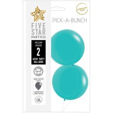 PickABunch 60cm Balloon Matte Caribbean Blue P2