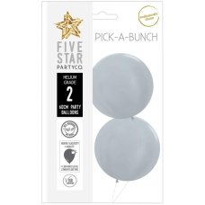 PickABunch 60cm Balloon Shimmer Silver P2