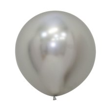 PickABunch 60cm Balloon Reflex Silver P2