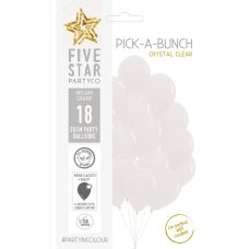 PickABunch 30cm Balloon Crystal Clear P18