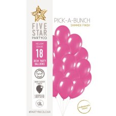 PickABunch 30cm Balloon Shimmer Fuchsia P18