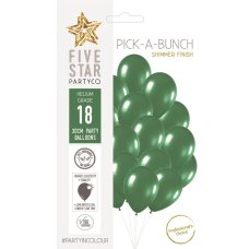PickABunch 30cm Balloon Shimmer Green P18