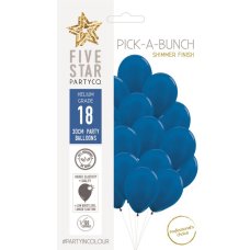 PickABunch 30cm Balloon Shimmer Blue P18