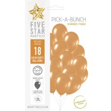 PickABunch 30cm Balloon Shimmer Gold P18