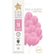 PickABunch 30cm Balloon Shimmer Pearl Pink P18k