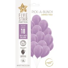 PickABunch 30cm Balloon Shimmer Pearl Lilac P18