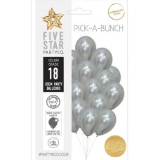 PickABunch 30cm Balloon Reflex Silver P18