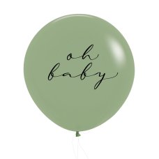 FS BALLOON 60CM OH BABY EUCALYPTUS P1