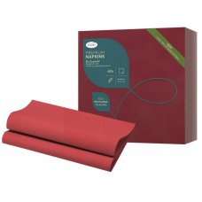 Napkin Bio Dunisoft 40cm Bordeaux 1/4 Fold Ctn360