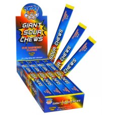TNT Giant Chews Raspberry Flavour 40g Box 24