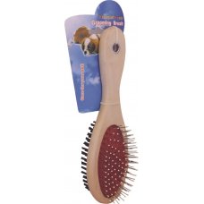 Pet Grooming Brush Double Sided Ea