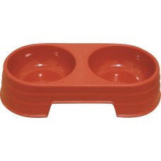 Dog Bowl Twin Plastic Pk