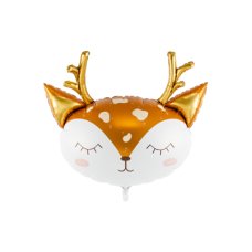 Party Deco Foil Balloon Deer Head 73x64cm 1pkt