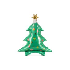 Party Deco Foil Balloon Matte Christmas Tree with Star 1pkt 78x94CM