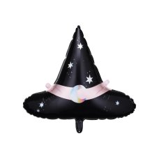 Party Deco Foil Balloon Witch Hat 1pk 60x48cm