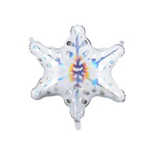Party Deco Foil Balloon Snowflake 1pk 64x66cm