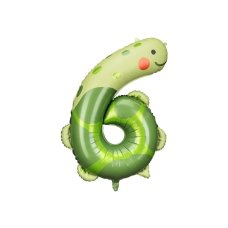 PD Foil Balloon Number 6 - Turtle 75x96cm