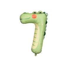 PD Foil Balloon Number 7 - Crocodille 56x85cm