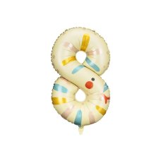 PD Foil Balloon Number 8 - Snake 55x88cm