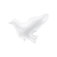 Party Deco Foil Balloon White Dove 1pkt 77x66CM