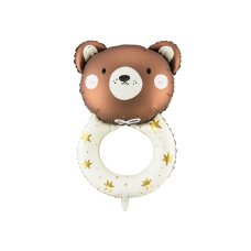 Party Deco Foil Balloon Teddy Rattle 61x88cm