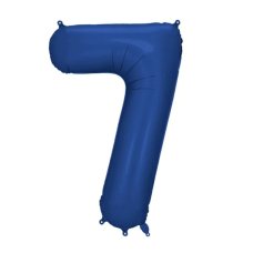 Party Deco Foil Balloon Number #7 86cm Navy 1pk