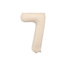 Party Deco Foil Balloon Number #7 86cm Nude 1pk