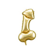 Party Deco Foil Balloon Hens Party Gold 1pkt 56x112cm
