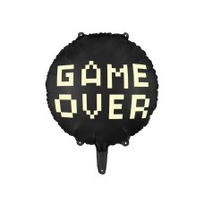 Party Deco Foil Balloon Game Over 45cm 1pkt