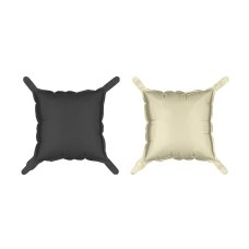 Party Deco Foil Balloon Curtain Square Black-Beige 3x35cm 1pk