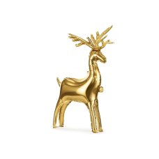 Party Deco Standing Foil Balloon Reindeer 63x51cm Gold 1pk
