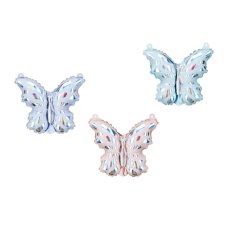 Foil balloon AIR Butterflies for Garland 19x23 cm 1 pkt / 3 pc