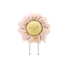 Party Deco Foil Balloon Flower Blush Pink 104x104cm 1pkt