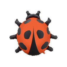Foil balloon Ladybug 85x83 cm 1 pkt