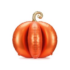 Party Deco Foil Balloon Pumpkin Orange 3D 1pk 90x90cm