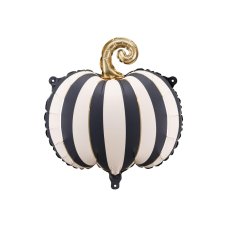 Party Deco Foil Balloon Striped Pumpkin 39x38cm
