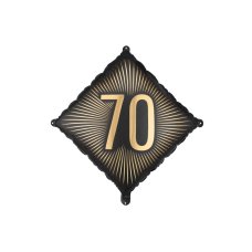 Foil Balloon ''70', 46x46 cm 1 pkt