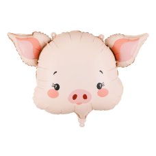 Foil balloon Pig Head61x36 cm 1 pkt