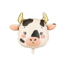 Foil balloon Cow, 57x47 cm, mix (1 pkt / 1 pc.)
