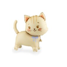Foil balloon AIR Cat on wheels 61x65 cm 1 pkt
