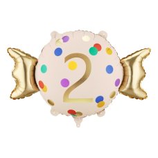 Foil balloon Candy ''2'' 61x37 cm 1 pkt