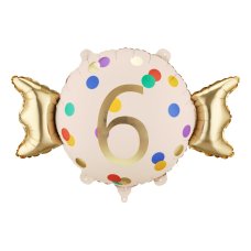Foil balloon Candy ''6'' 61x37 cm 1 pkt