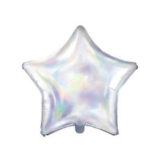 Party Deco Foil Balloon Star 48cm Iridescent 1pk