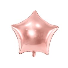 Party Deco Foil Balloon Star 48cm Met. Rose Gold 1pk