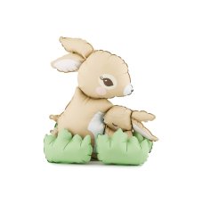 Foil balloon AIR Standing Bunnies 51x60 cm 1 pkt