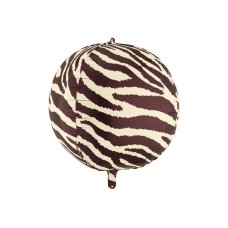 Foil balloon Zebra Stripes Ball 75 cm 1 pkt