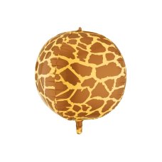 Foil balloon Giraffe Spots Ball 75 cm 1 pkt